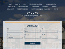 Tablet Screenshot of christianmgt.com